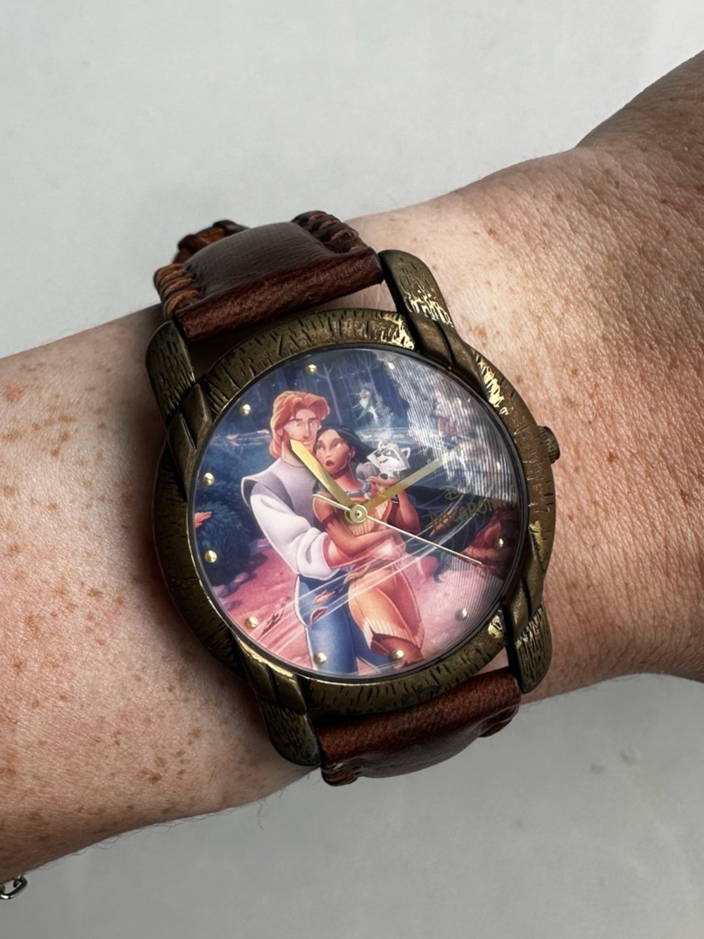 Disney Pocahontas Limited Edition Watch Leather Band Vintage